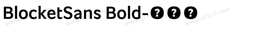 BlocketSans Bold字体转换 BlocketSans Bold字体转换